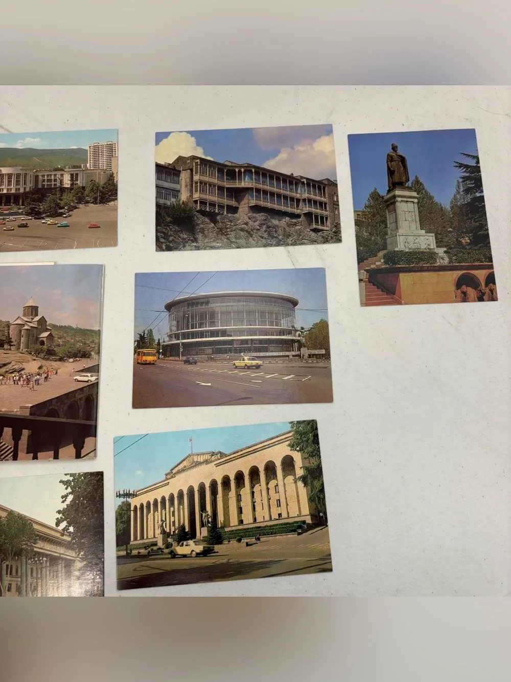 Set of 10 Soviet Tbilisi, Georgia Postcards 1983 ТБИЛИСИ თბილისი Collectible